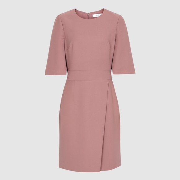 *Restocked!* NWT REISS | Myra Wrap Front Dress - Picture 6 of 7